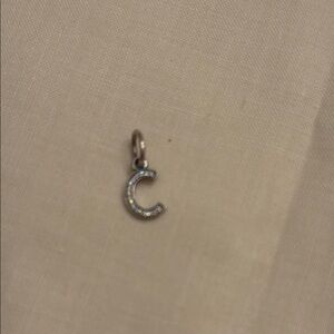Pandora Silver Initial C Pendant